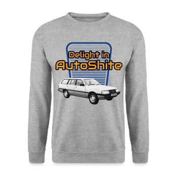 Lonsdale 2.6 Estate Freude an AutoShite - Unisex Pullover - Weißgrau meliert - Vorne - Alina (178cm) & Michal (187cm)