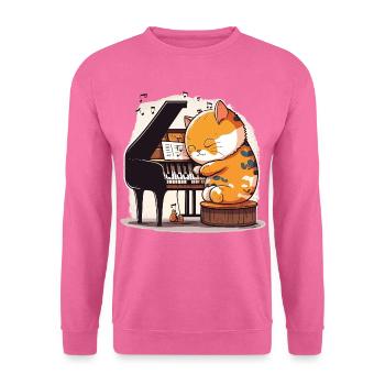 Feline Harmony - Unisex Sweatshirt - pink - Front