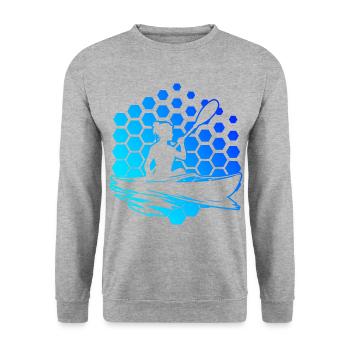Canoë Femmes Kayak Kayak Kayak Homme - Sweat-shirt Unisexe - gris chiné - Devant - Alina (178cm) & Michal (187cm)