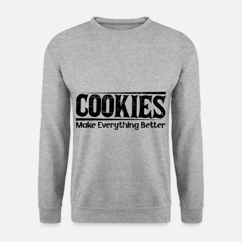 Cookies Make Everything Better 7 - Unisex Sweatshirt - salt & pepper