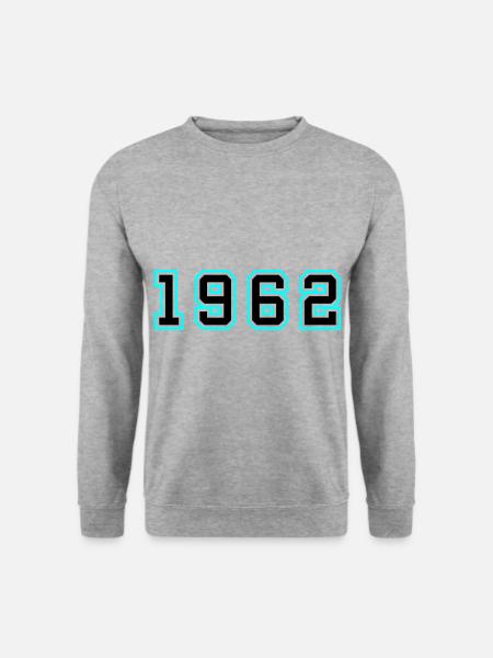 1962 Year Birthday - Unisex Sweatshirt - salt & pepper