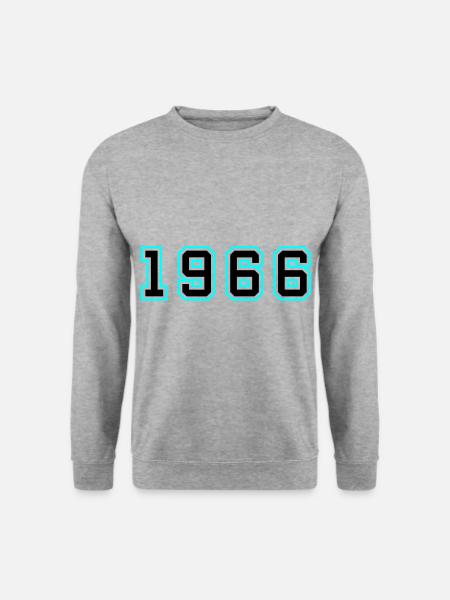 1966 Year Birthday - Unisex Sweatshirt - salt & pepper