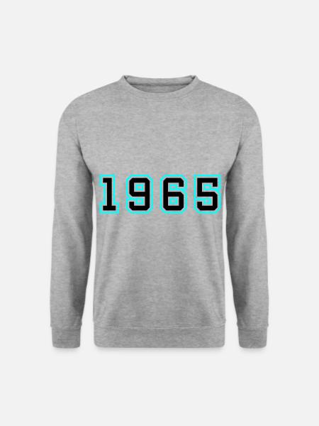 1965 Year Birthday - Unisex Sweatshirt - salt & pepper