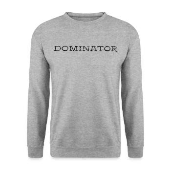DOMINATOR 2/3 - Unisex Sweatshirt - salt & pepper - Front - Alina (178cm) & Michal (187cm)