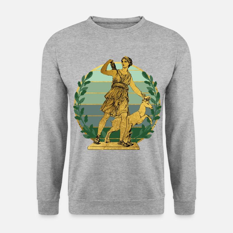 Artémis déesse de la chasse - Sweat-shirt Unisexe - gris chiné