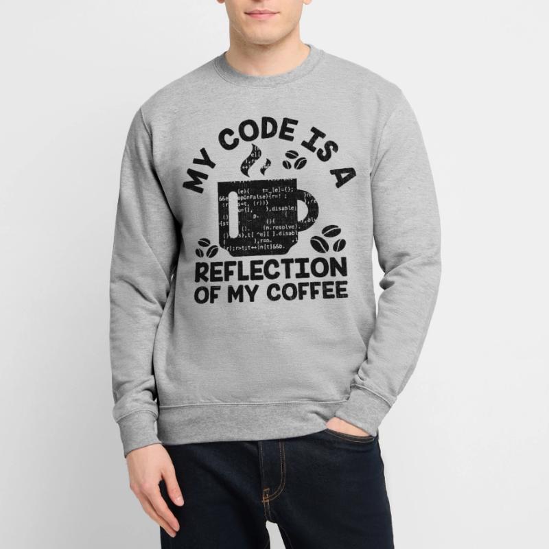 Café Codage Programmeur Codeur Développeur Nerd Coff Sweat-shirt Unisexe