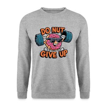 Nut abandonne-t-il ? - Sweat-shirt Unisexe - gris chiné - Devant - Alina (178cm) & Michal (187cm)