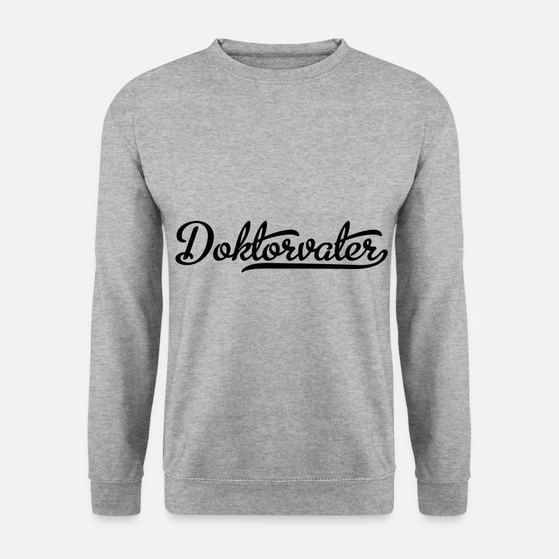 doktorvater - Unisex Pullover - Weißgrau meliert