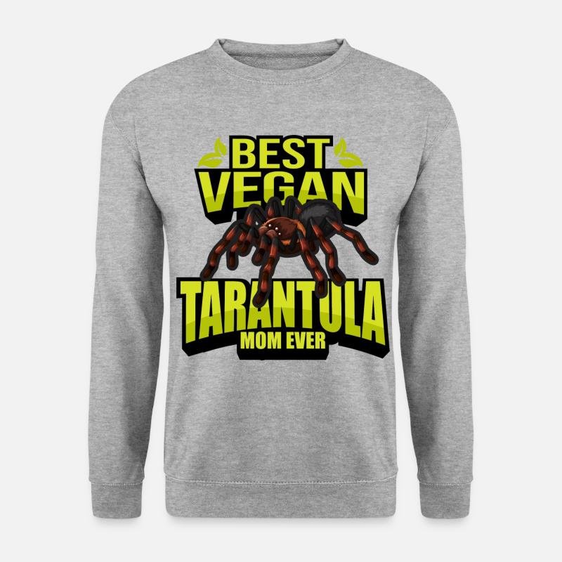 Tarantula Veganer - Unisex Pullover - Weißgrau meliert