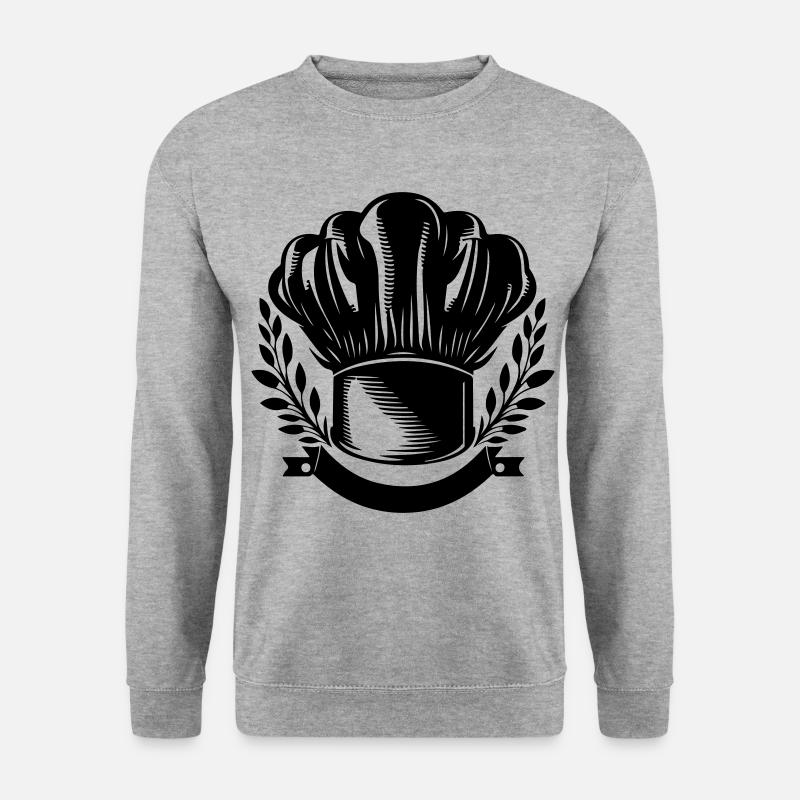 Chef's Hat Chef Symbol - Unisex Sweatshirt - salt & pepper