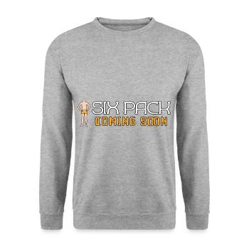 Six Pack à venir 19 - Sweat-shirt Unisexe - gris chiné - Devant - Alina (178cm) & Michal (187cm)