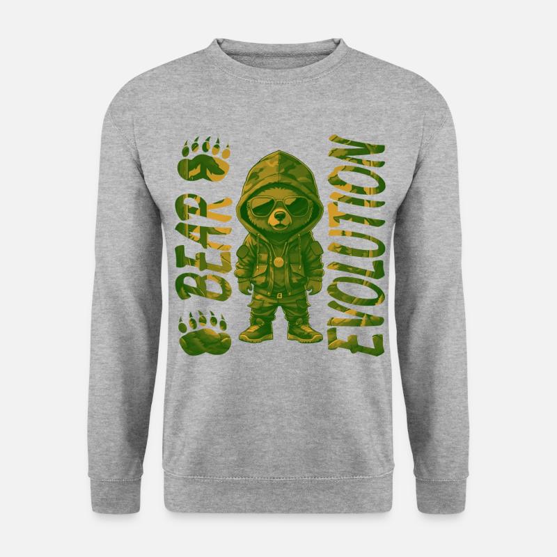 Évolution 2 - Sweat-shirt Unisexe - gris chiné