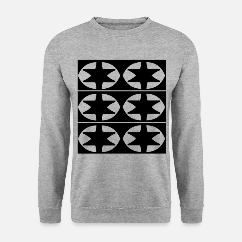 Cluster - Unisex Pullover - Weißgrau meliert