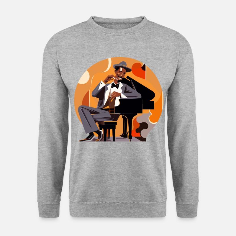 Piano Master - Unisex Sweatshirt - salt & pepper
