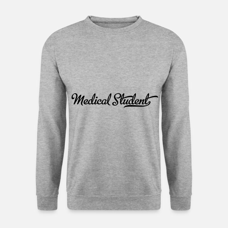 medical student - Unisex Pullover - Weißgrau meliert