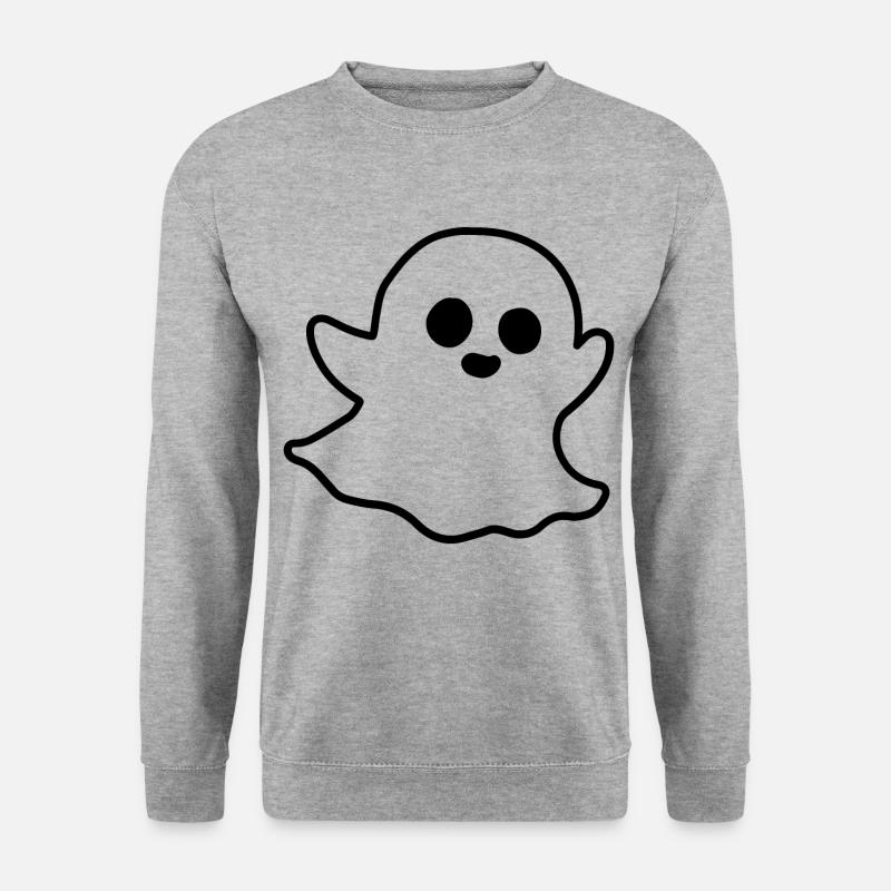 Geist - Unisex Pullover - Weißgrau meliert