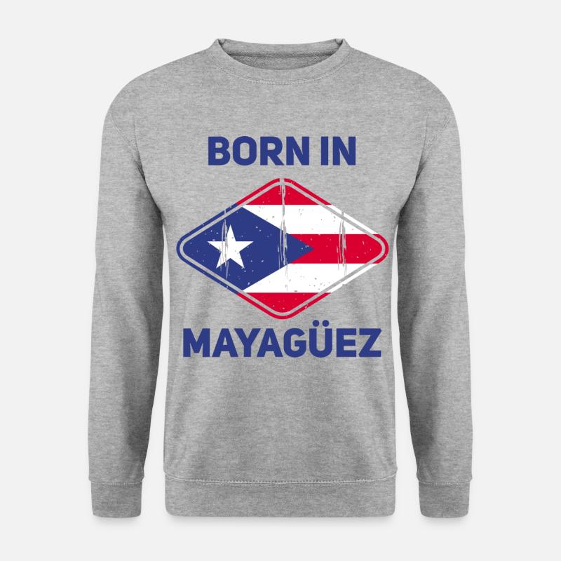 Mayagüez - Unisex Pullover - Weißgrau meliert