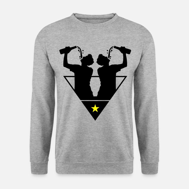 Bouteille de l’équipe Drinker - Sweat-shirt Unisexe - gris chiné