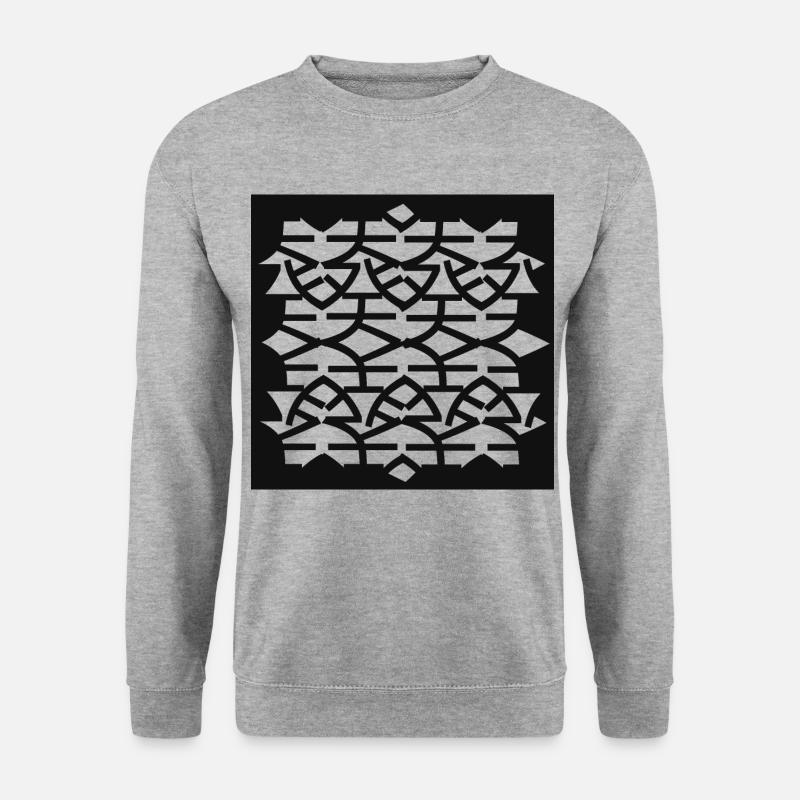 Neue Trends - Unisex Pullover - Weißgrau meliert