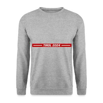 Tyrol 2024 - Sweat-shirt Unisexe - gris chiné - Devant - Alina (178cm) & Michal (187cm)