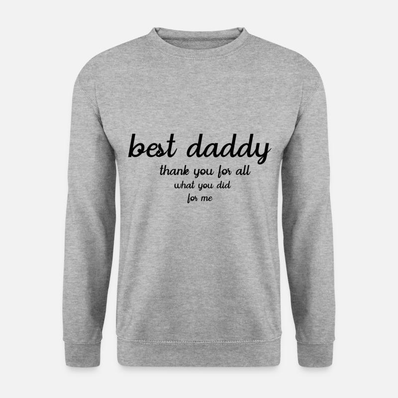 BESTER VATI - Unisex Pullover - Weißgrau meliert