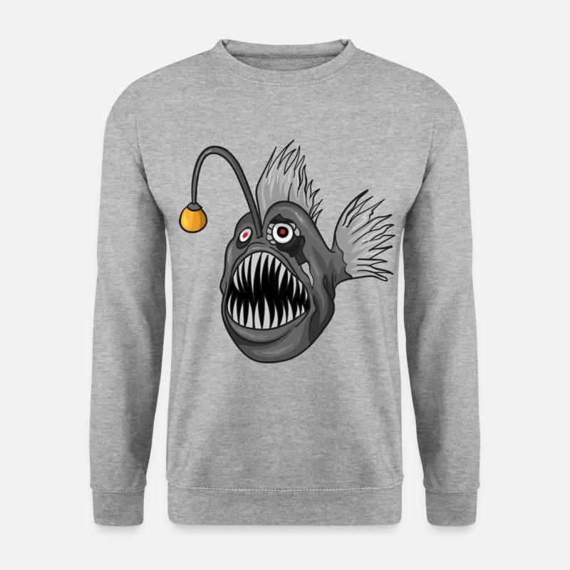 Creepy devilfish - Unisex Sweatshirt - salt & pepper