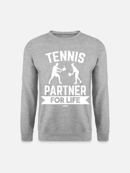 tennis - Unisex Sweatshirt - salt & pepper