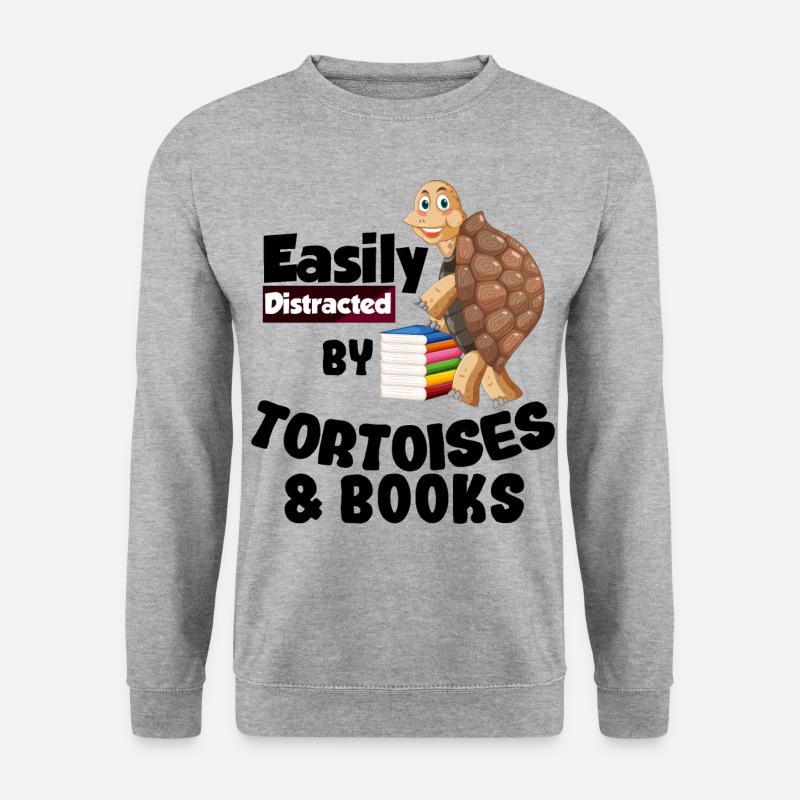 Landschildkröte - Unisex Pullover - Weißgrau meliert