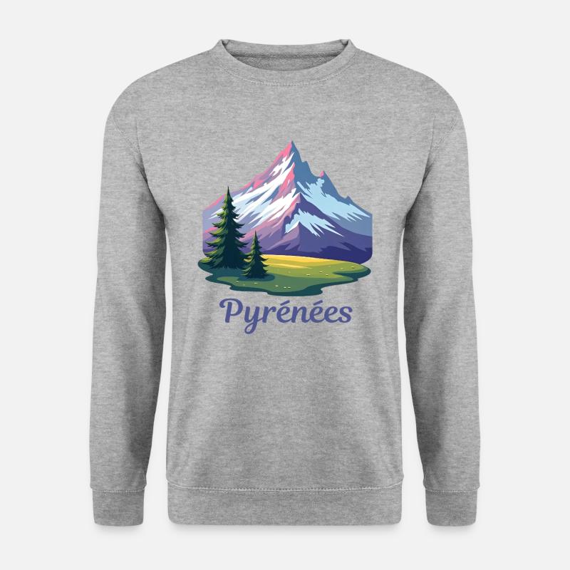 Pyrenaeen Pyrenees - Unisex Pullover - Weißgrau meliert