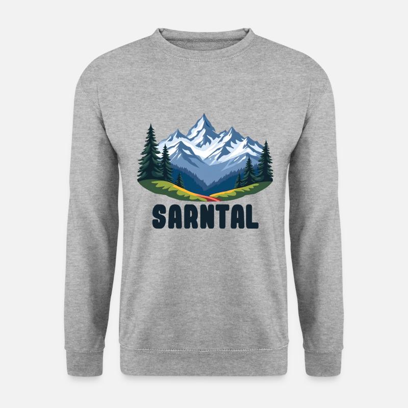 Sarntal - Unisex Pullover - Weißgrau meliert