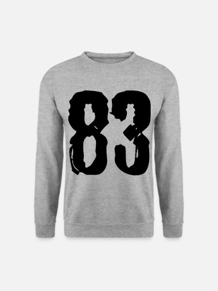83 number jersey - Unisex Sweatshirt - salt & pepper