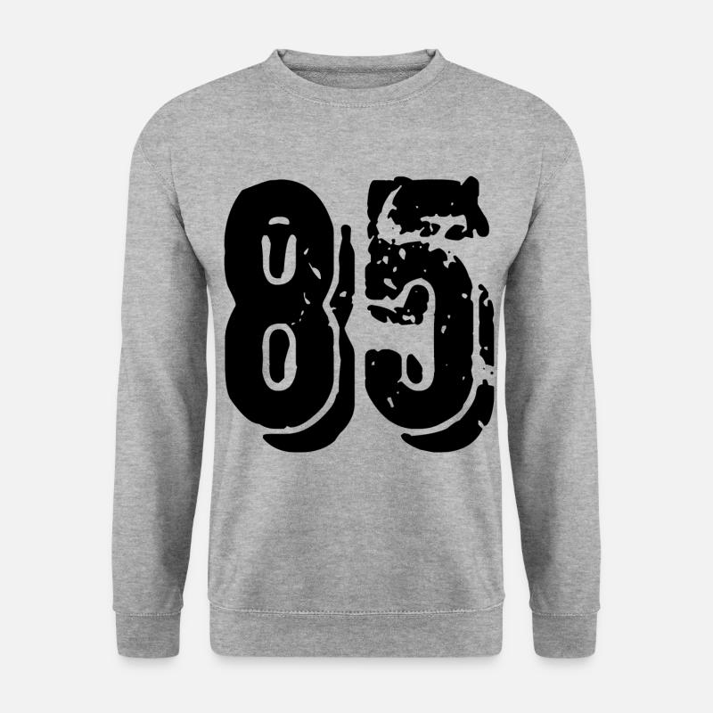 Maillot à 85 chiffres - Sweat-shirt Unisexe - gris chiné