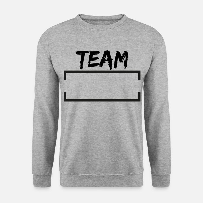 Team Motiv Geschenkidee - Unisex Pullover - Weißgrau meliert