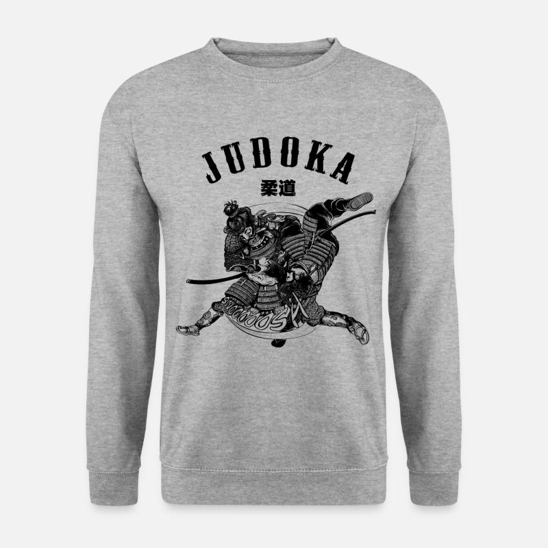 Judo Samurai - Unisex Sweatshirt - salt & pepper