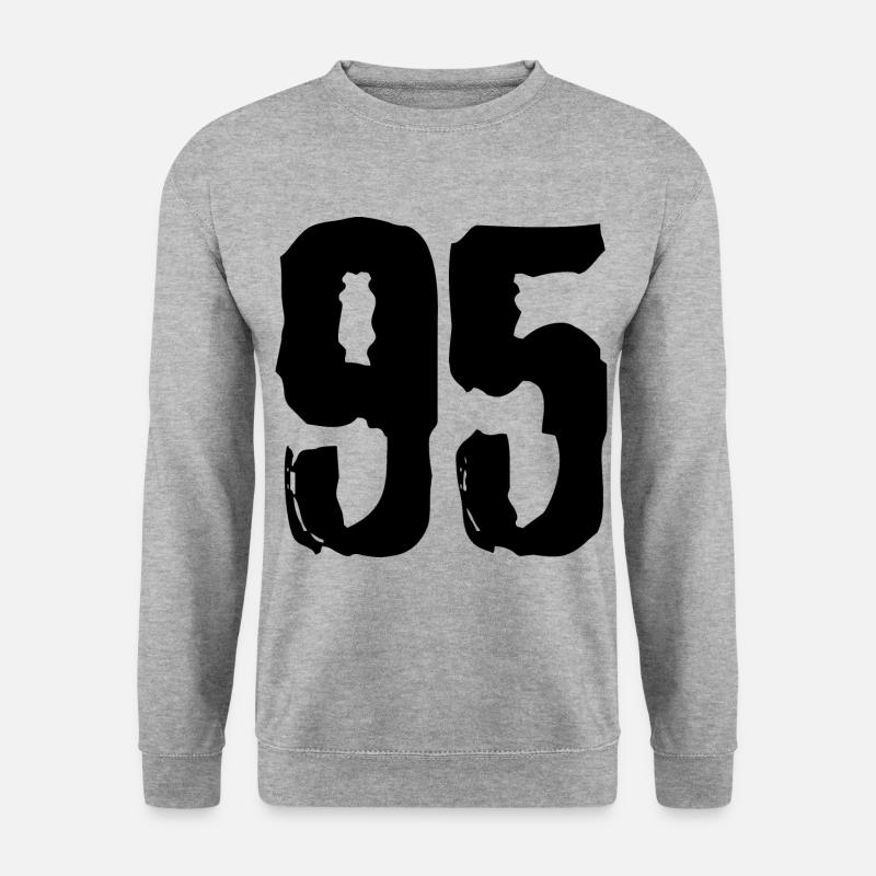 95 number jersey - Unisex Sweatshirt - salt & pepper