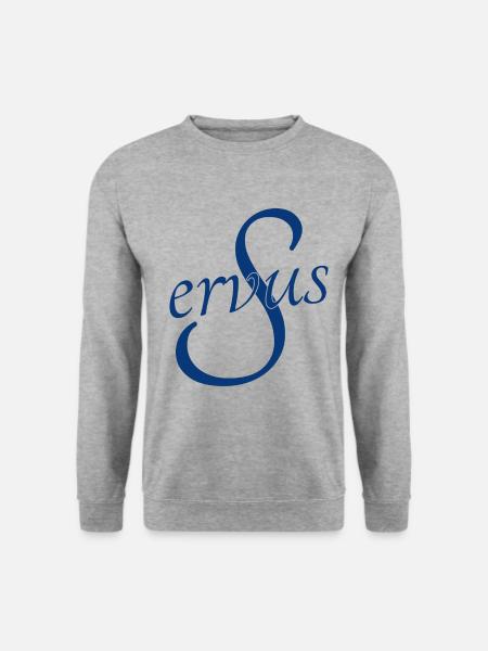 Servus - Unisex Pullover - Weißgrau meliert