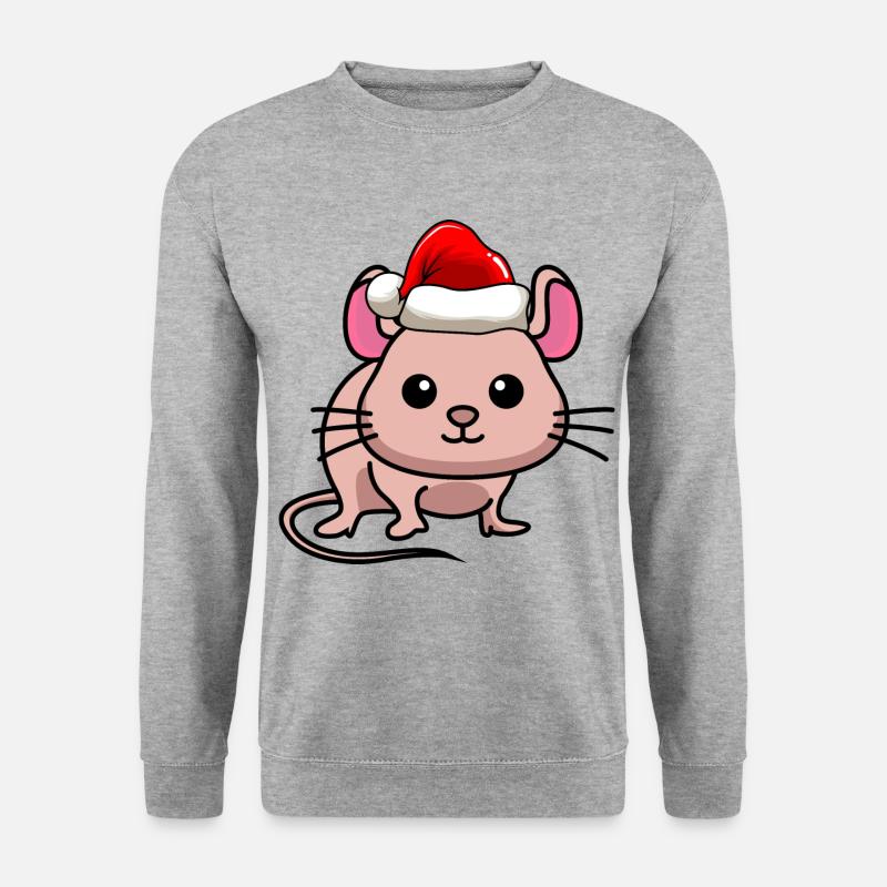 Mouse Comic Christmas - Unisex Sweatshirt - salt & pepper
