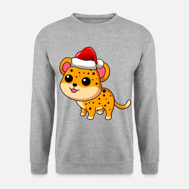 Leopard Comic Christmas - Unisex Sweatshirt - salt & pepper
