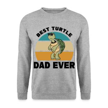 Turtle lovers - Unisex Sweatshirt - salt & pepper - Front - Alina (178cm) & Michal (187cm)