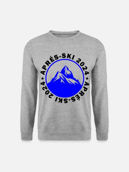 Après-ski 2024 - Sweat-shirt Unisexe - gris chiné