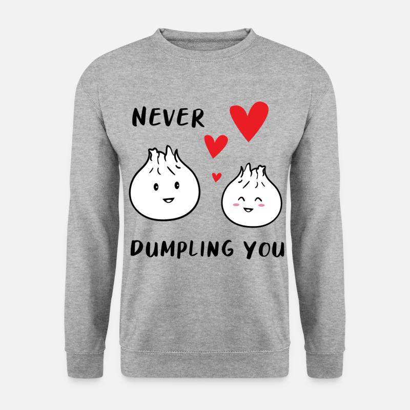 Dumpling couple - Unisex Sweatshirt - salt & pepper