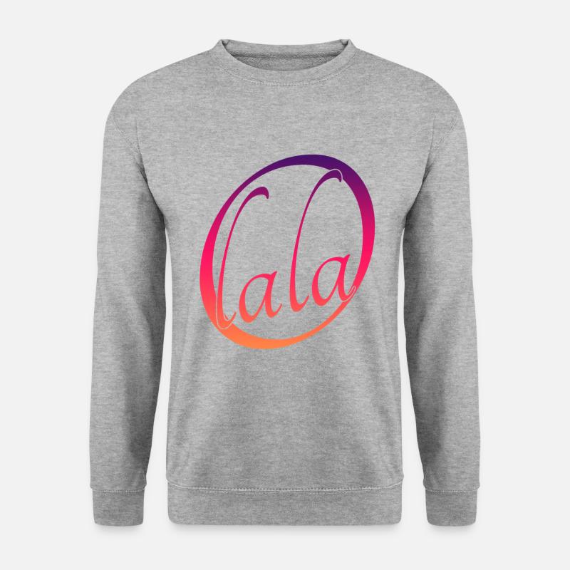 0 - Unisex Pullover - Weißgrau meliert