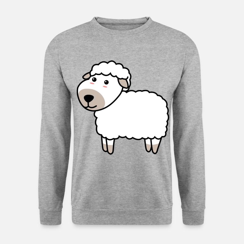 Sheep Comic Animal - Unisex Sweatshirt - salt & pepper