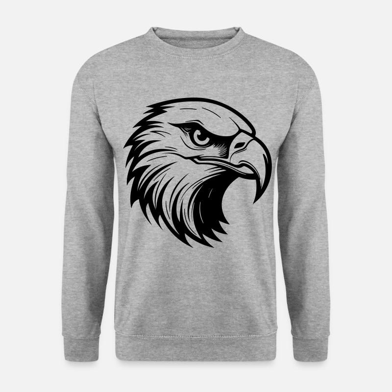 Eagle Head - Unisex Sweatshirt - salt & pepper