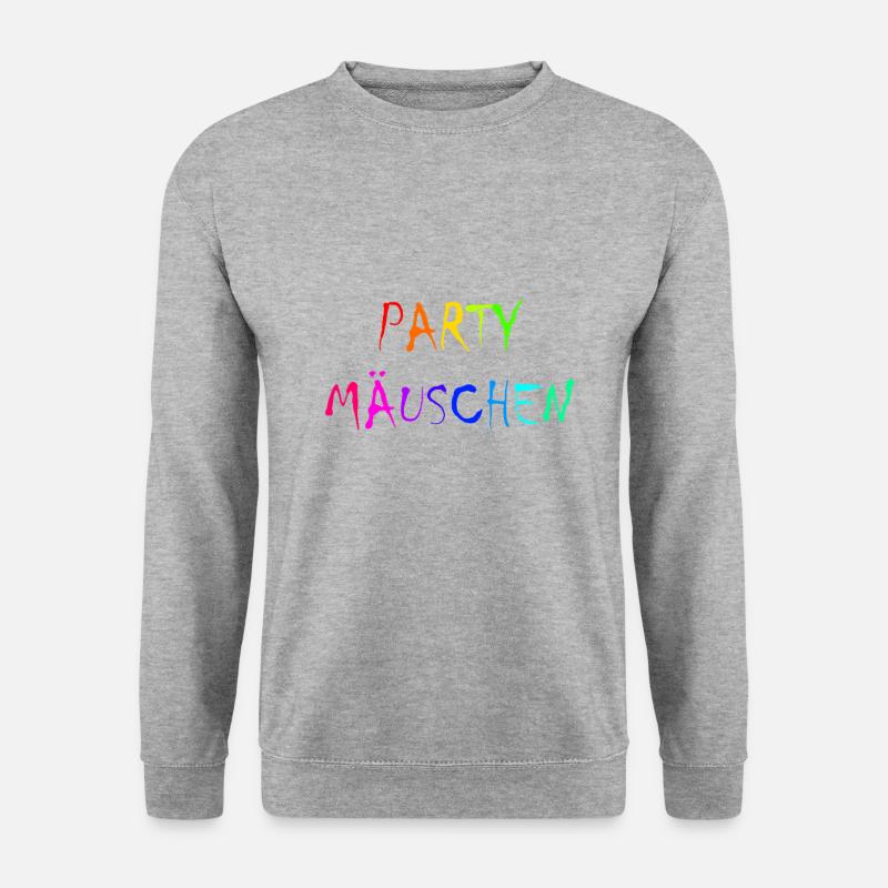 partymouse party - Unisex Sweatshirt - salt & pepper