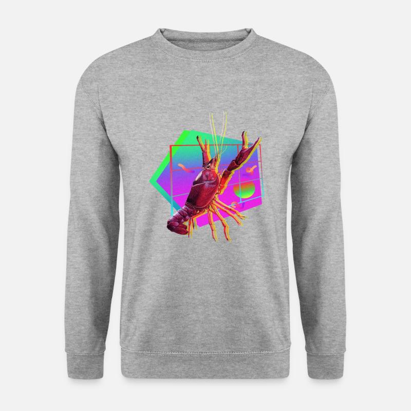 Lobster Boy - Unisex Pullover - Weißgrau meliert