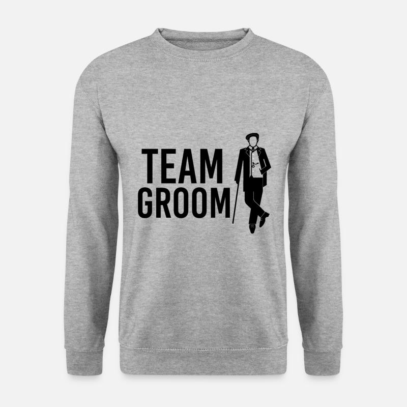 Team Groom - Unisex Sweatshirt - salt & pepper