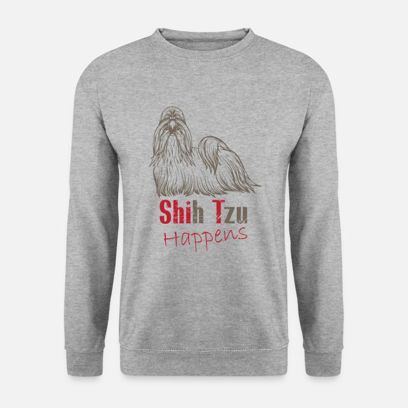 Shit happens - Unisex Sweatshirt - salt & pepper