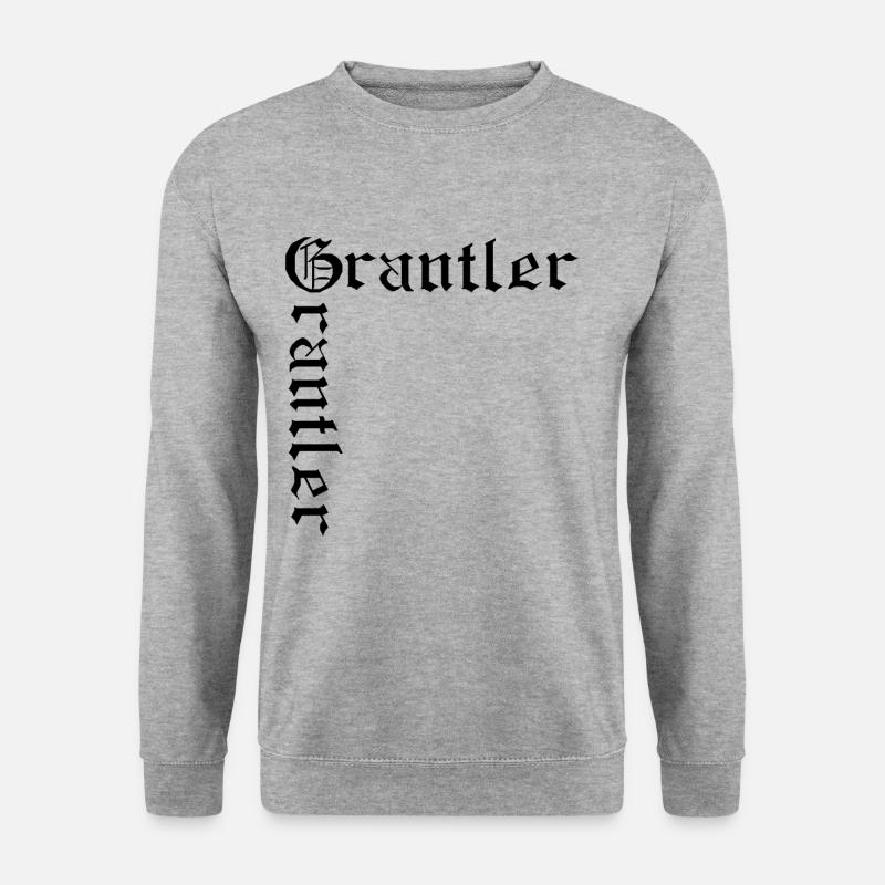 Grantler Grantln - Unisex Pullover - Weißgrau meliert