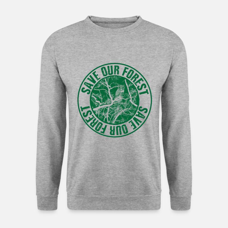 Save Forest - Unisex Sweatshirt - salt & pepper